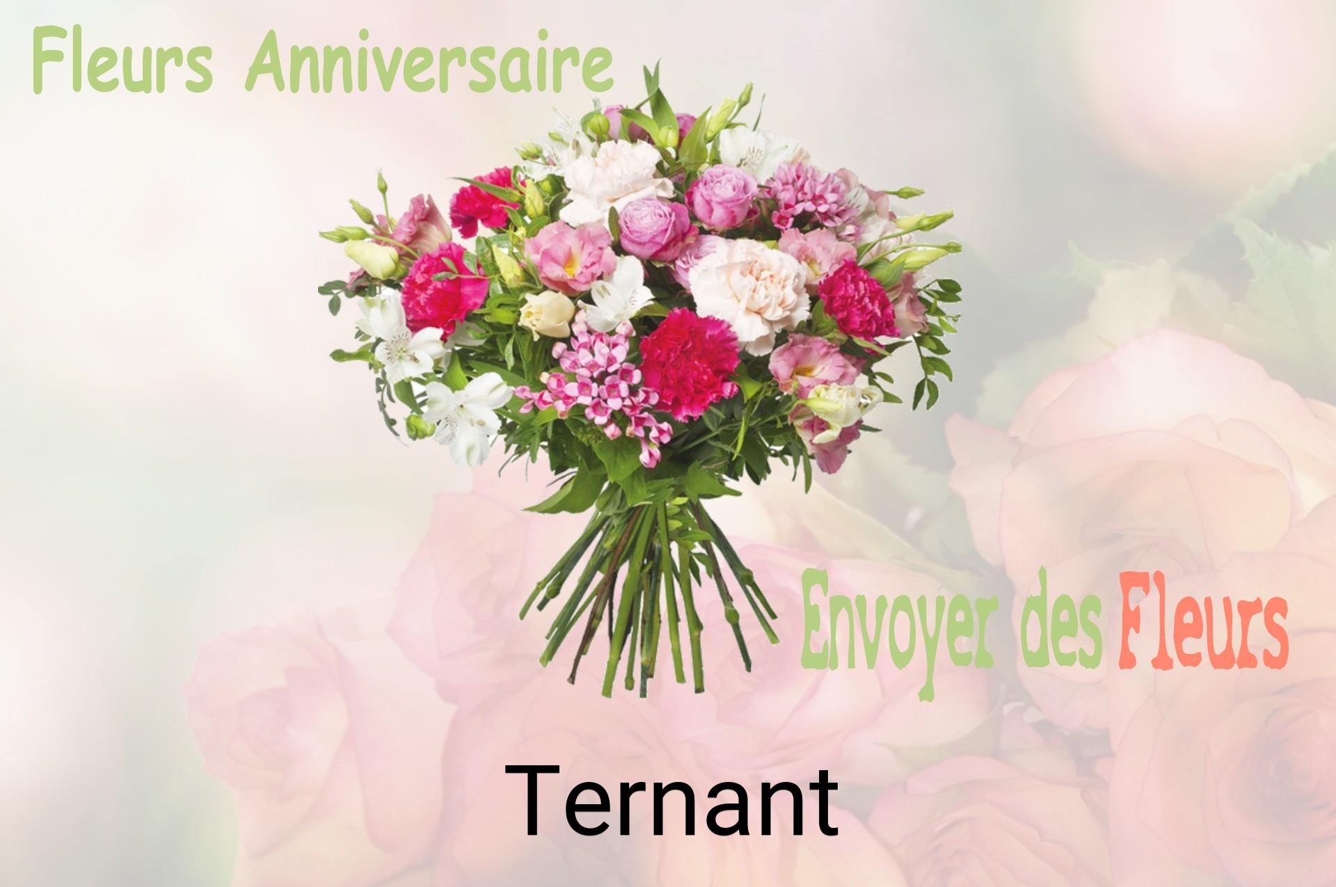 Bouquet de fleurs d’anniversaire livré à Ternant