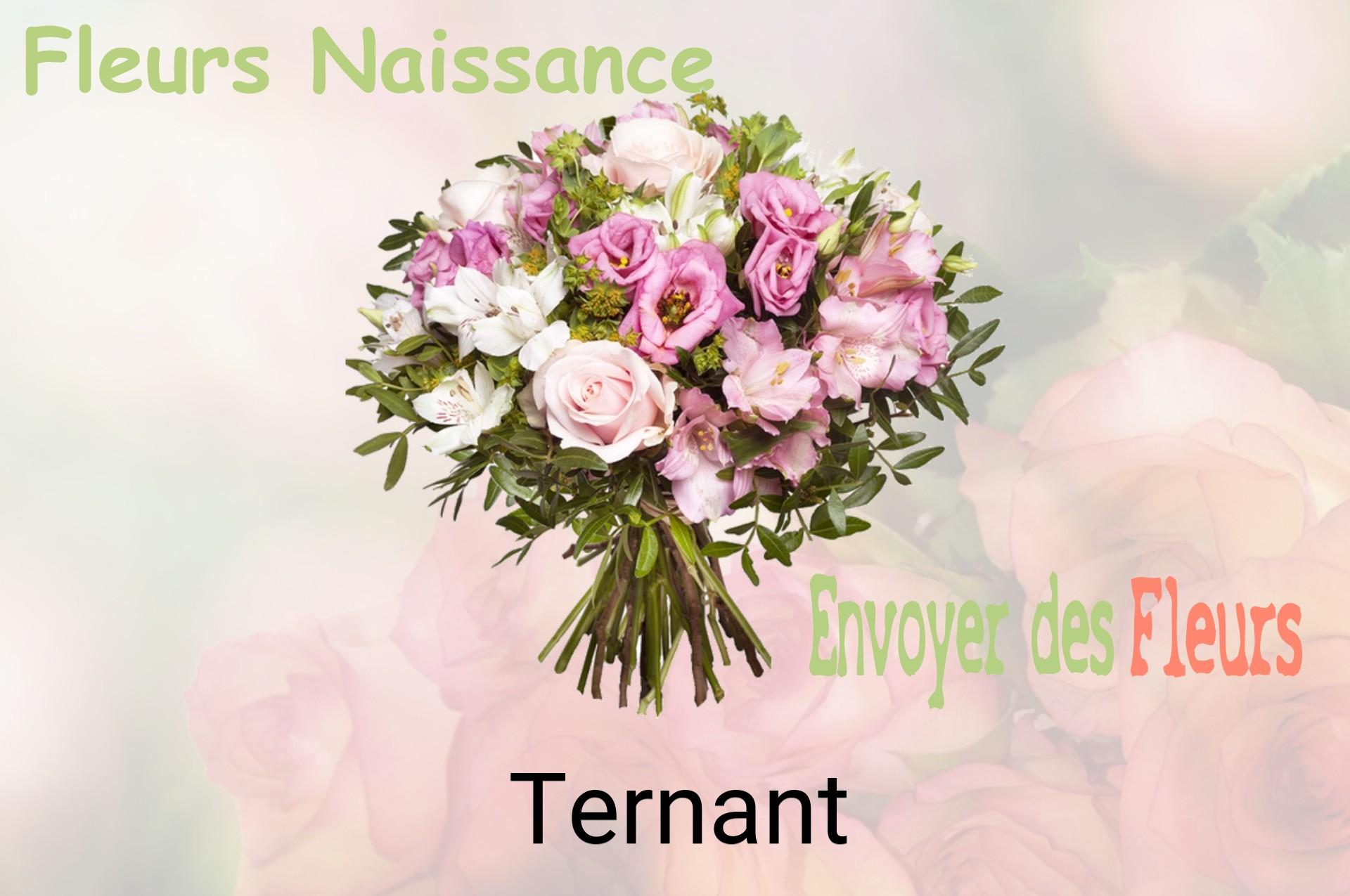 Bouquet de fleurs de naissance livré à Ternant